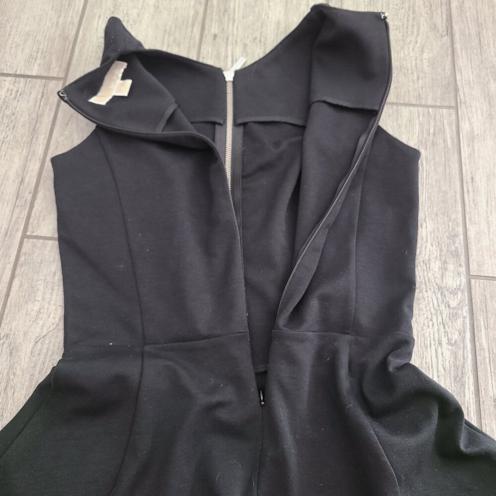 Michael Michael Kors Sleeveless Zip-Front Fit & Flare Dress Black Size 2 - Picture 13 of 13